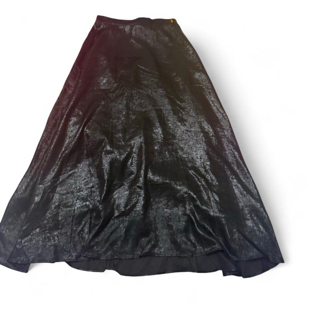 Black Goth Maxi Skirt - Picture 2 of 2